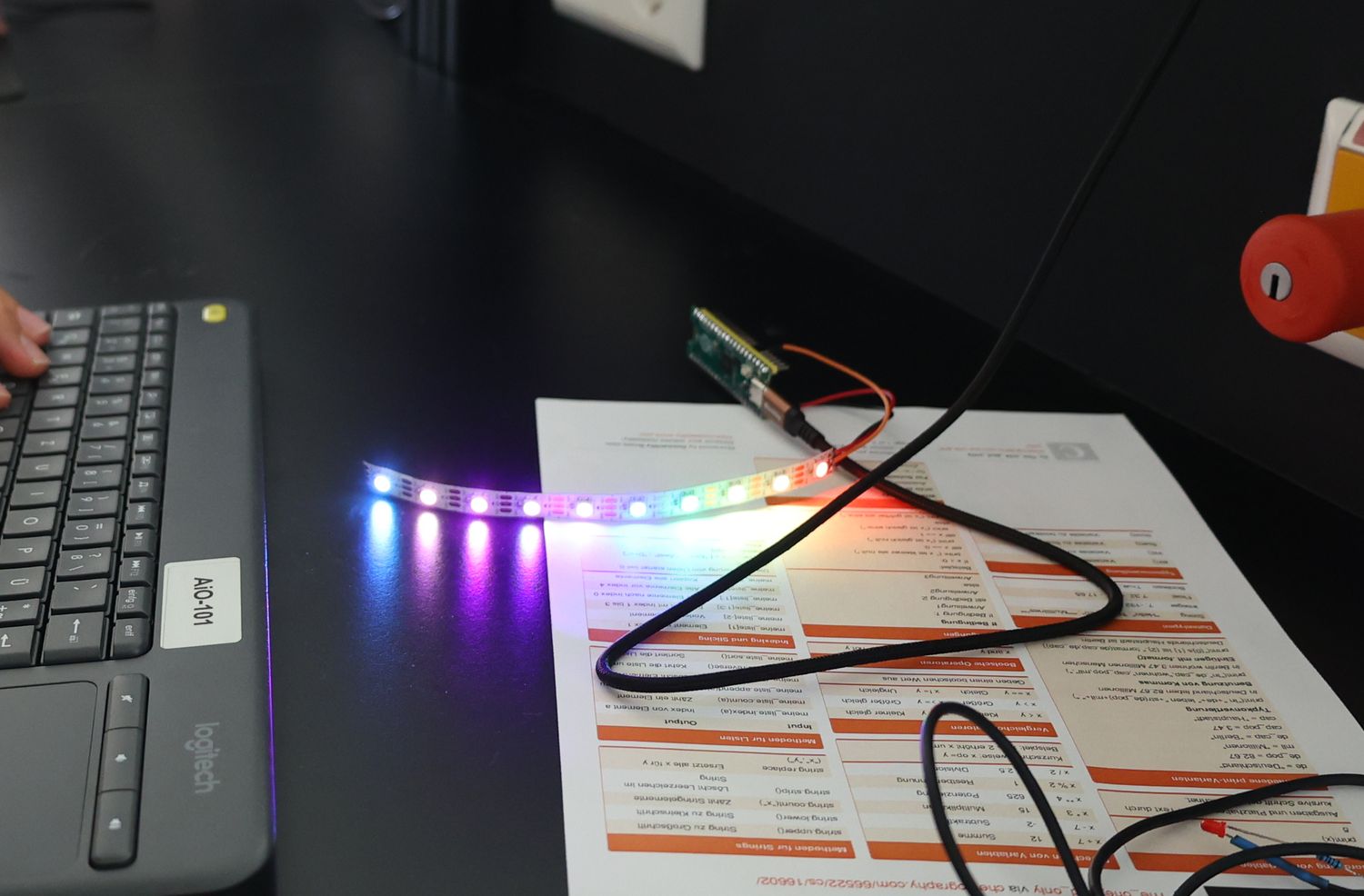 LED Streifen mit Micropython